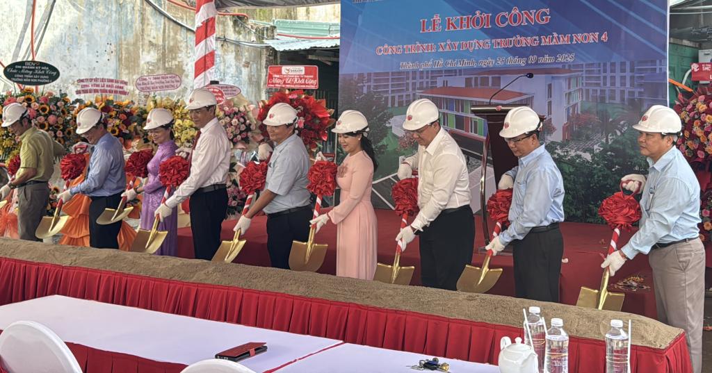 Lễ Khởi Công Công Trình Xây Dựng Trường Mầm Non 4 – Khởi Đầu Cho Một Môi Trường Giáo Dục Hiện Đại