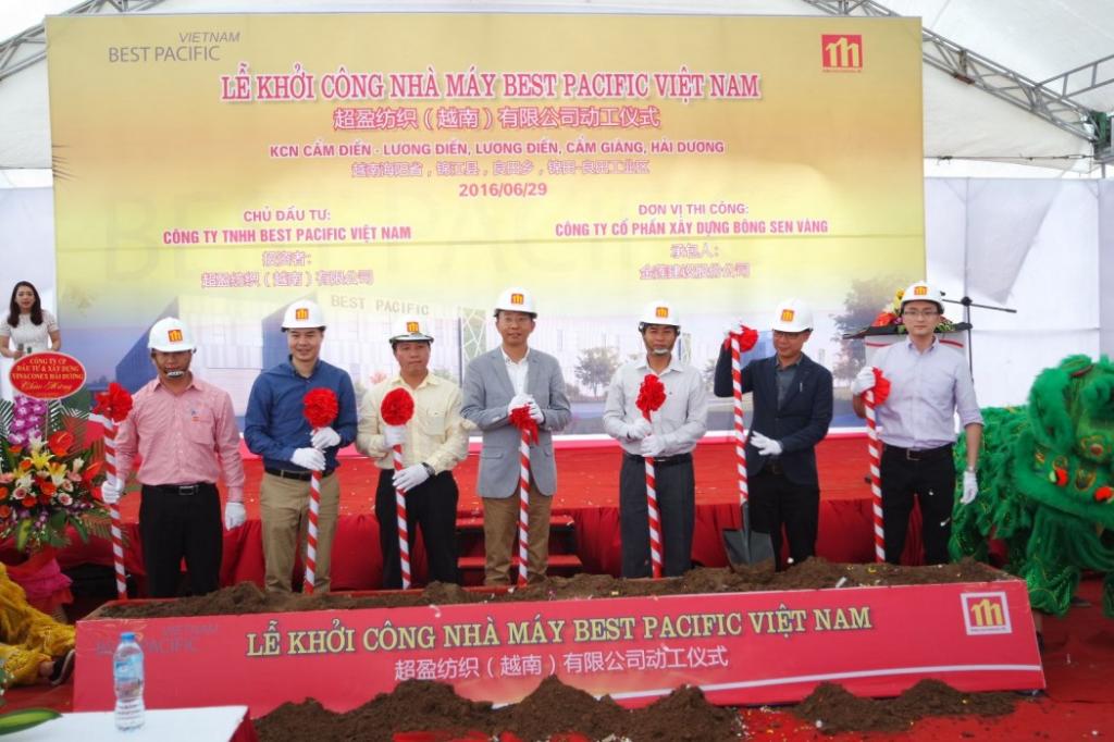 Khách hàng đầu tiên khởi công xây dựng tại VSIP Hải Dương